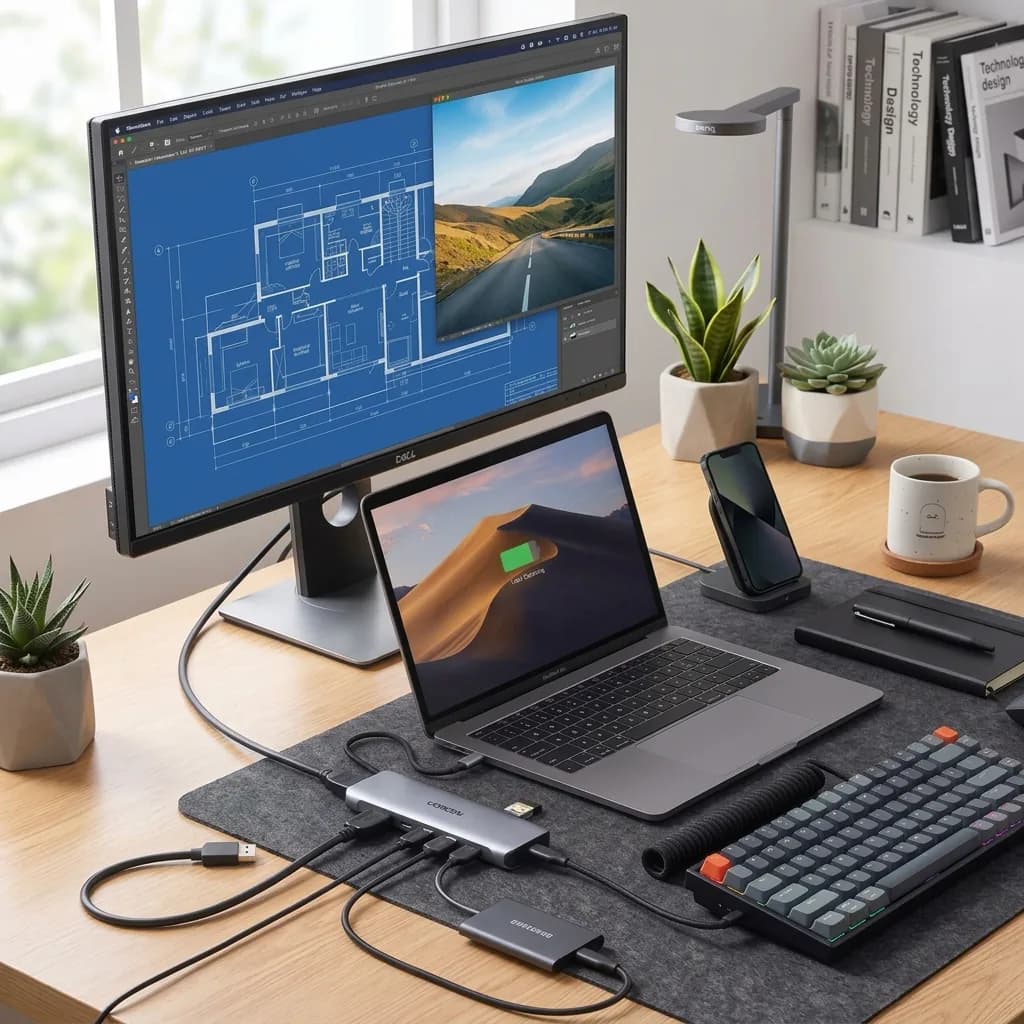 UGREEN USB-C 5-in-1 hub — thumbnail 3
