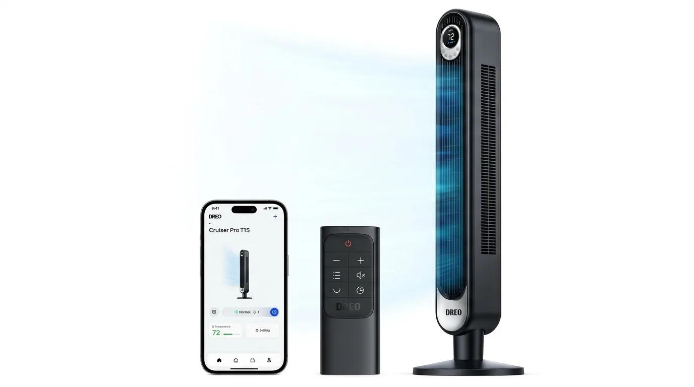 Dreo Pilot Max S bladeless tower fan